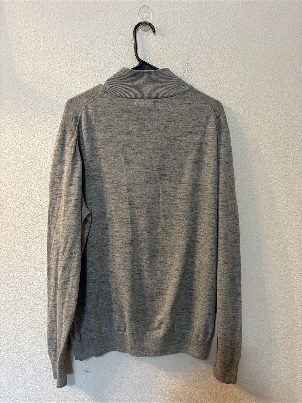 Art of Rhetoric Grey Quarter-Zip Sweater - Picture 4 of 4